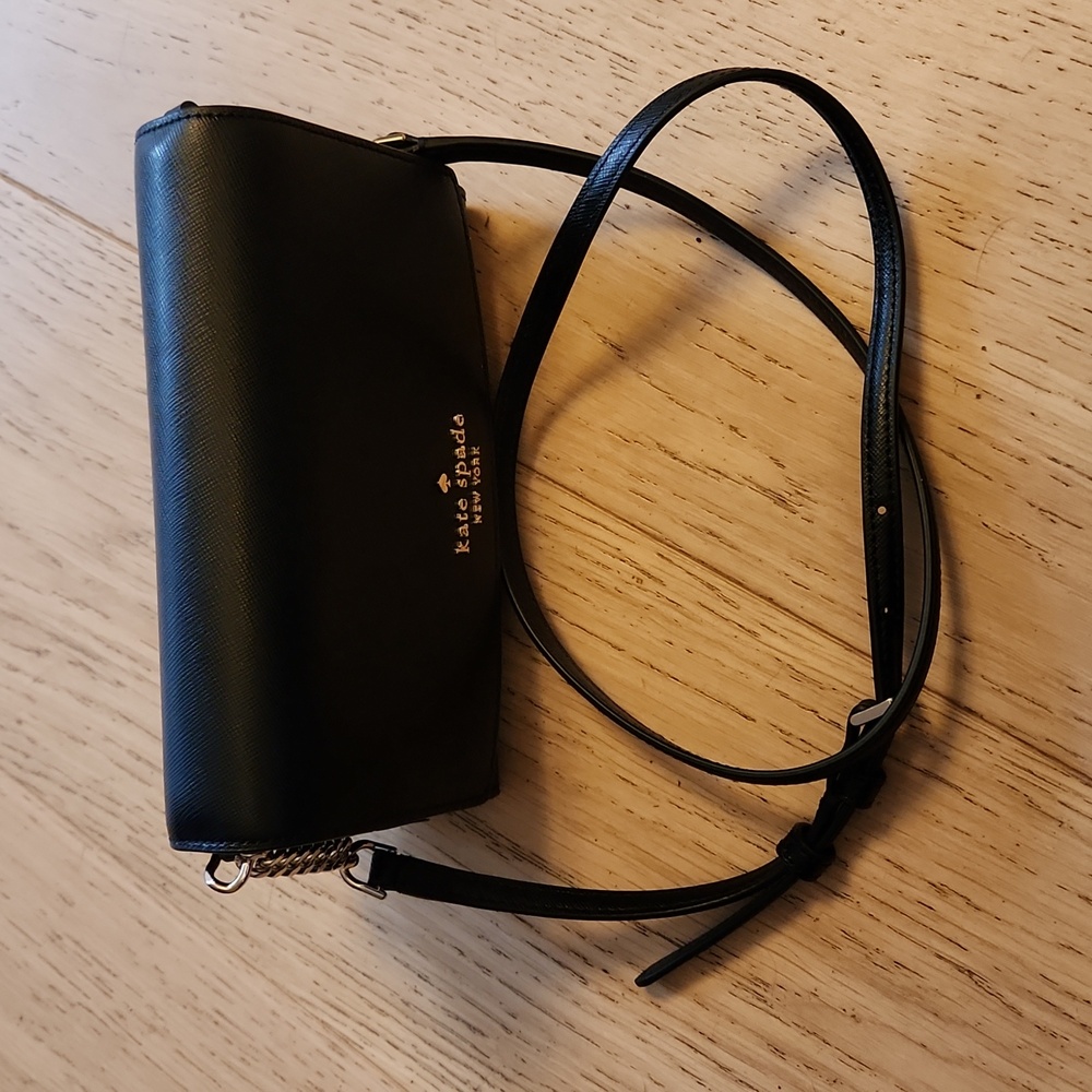 Kate Spade Staci Small Flap Crossbody Black